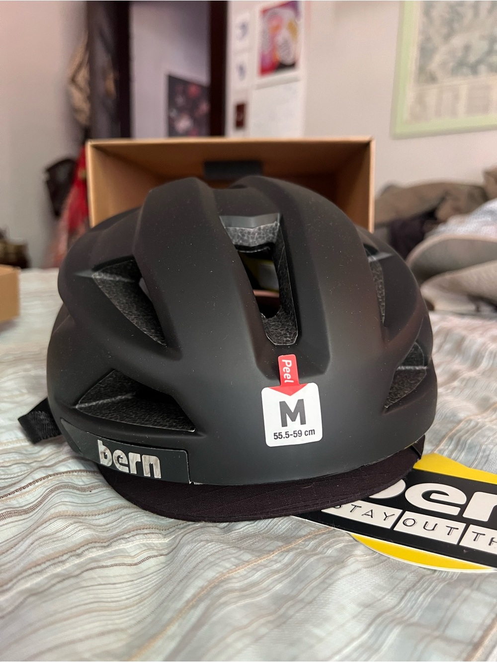 Bern M Matte Black Bike Helmet